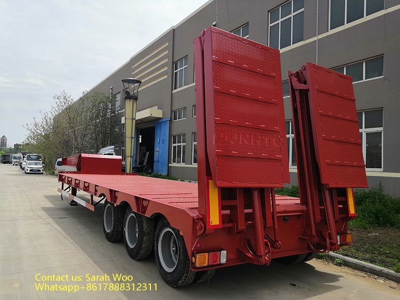Low Boy Trailer Low Loader Trailer Low Flatbed Trailer