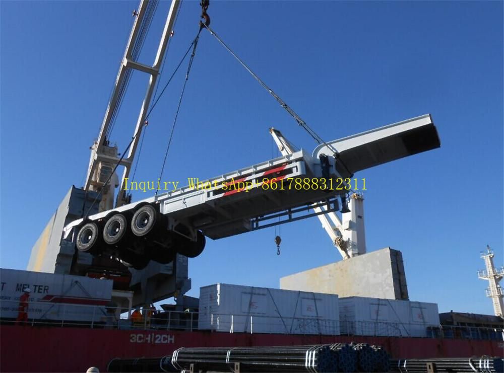 Low Boy Trailer Low Loader Trailer Low Flatbed Trailer