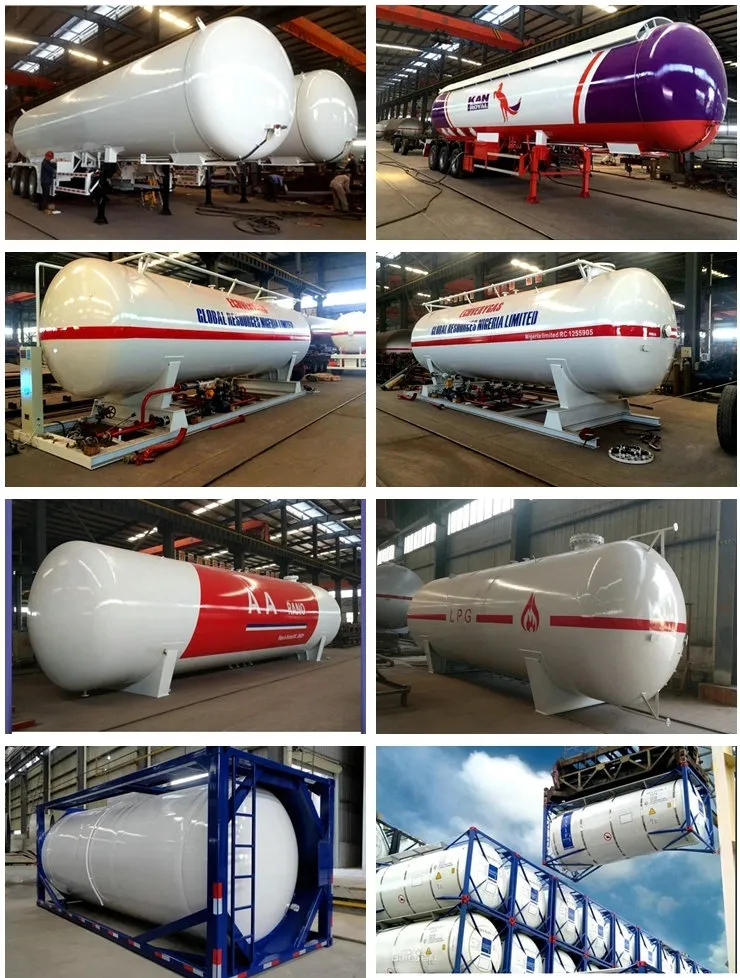 LPG Filling Bobtail Tanker 25tons Gas Tanker Trailer with Pump