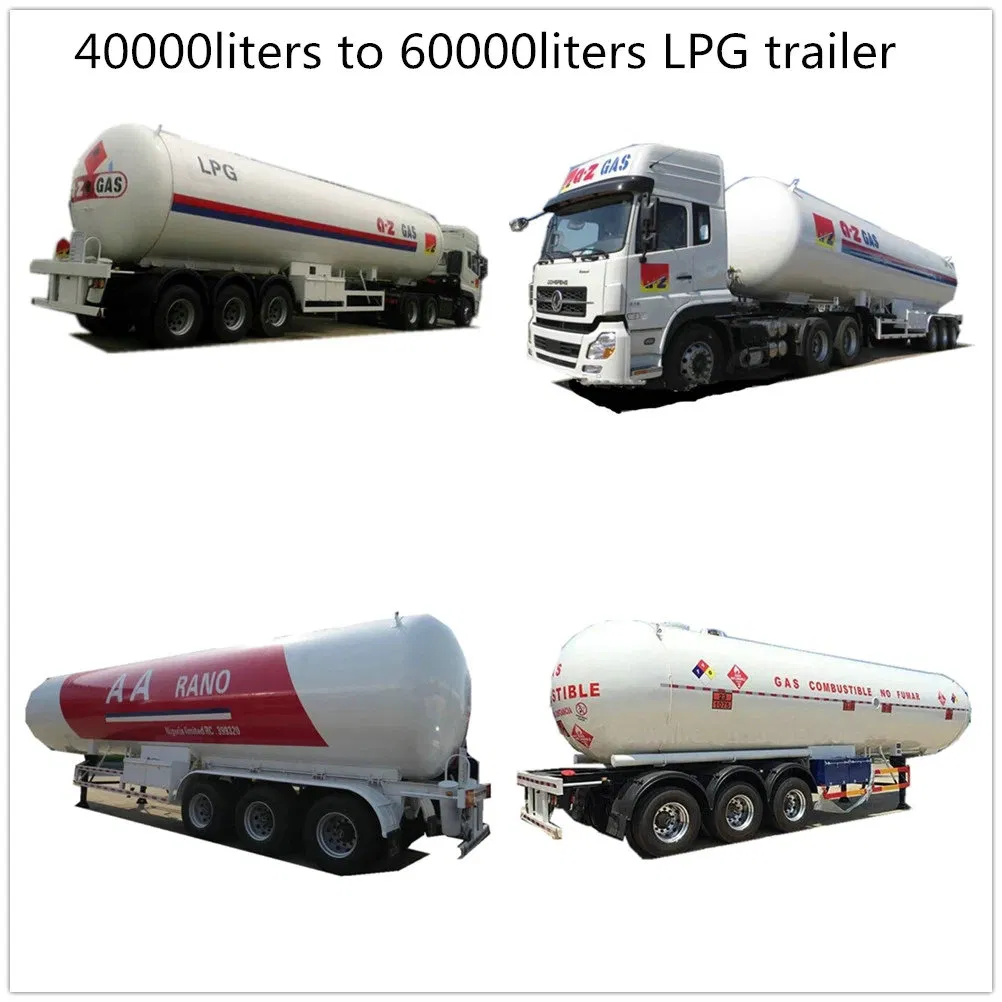 LPG Tank Trailer Bobtail Truck Transport 30- 60 M3 Butane Propane Cooking Gas
