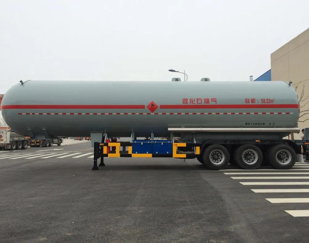 LPG Tank Trailer Bobtail Truck Transport 30- 60 M3 Butane Propane Cooking Gas