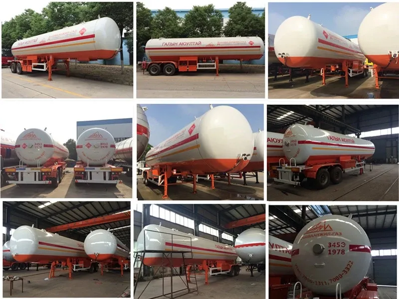 LPG Tank Trailer Bobtail Truck Transport 30- 60 M3 Butane Propane Cooking Gas