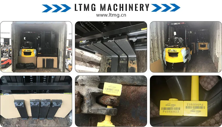 Ltmg 2.5ton 2ton 1.5ton Gasoline LPG Forklift 2.5t 2t 1.5t 2 Ton 1.5 Ton LPG Forklift with Original Japanese Engine