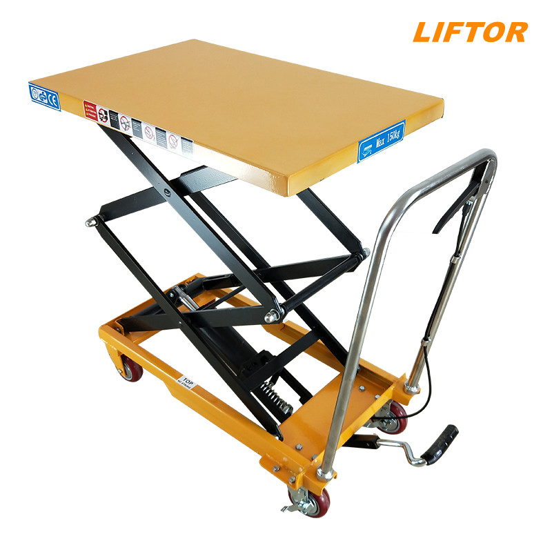 Manual Scissor Lift Pts 150 Hand Light Duty Lift Table Cart Hand Light Duty Lift Table Cart