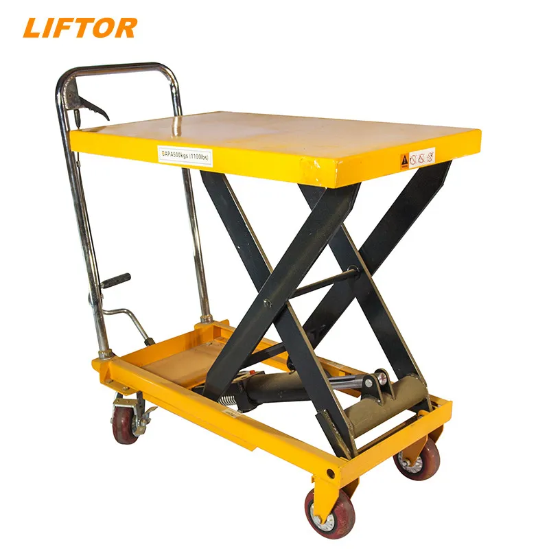 Manual Scissor Lift Pts 150 Hand Light Duty Lift Table Cart Hand Light Duty Lift Table Cart
