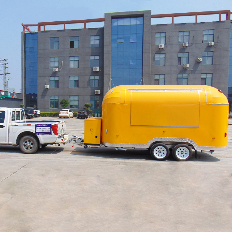 Mobile Dining Car Business / Donuts Food Cart Trailer