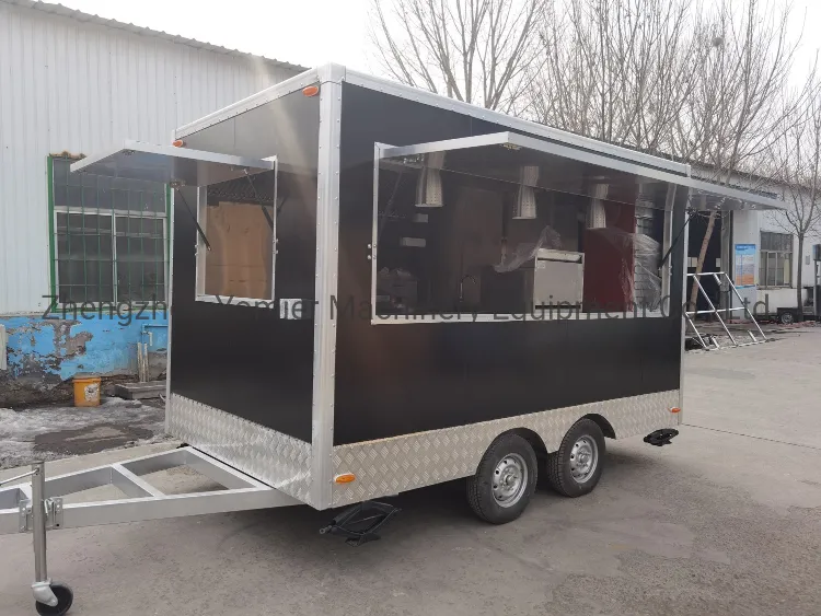 Mobile Noodles Popcorn Food Cooking Truck with Ce