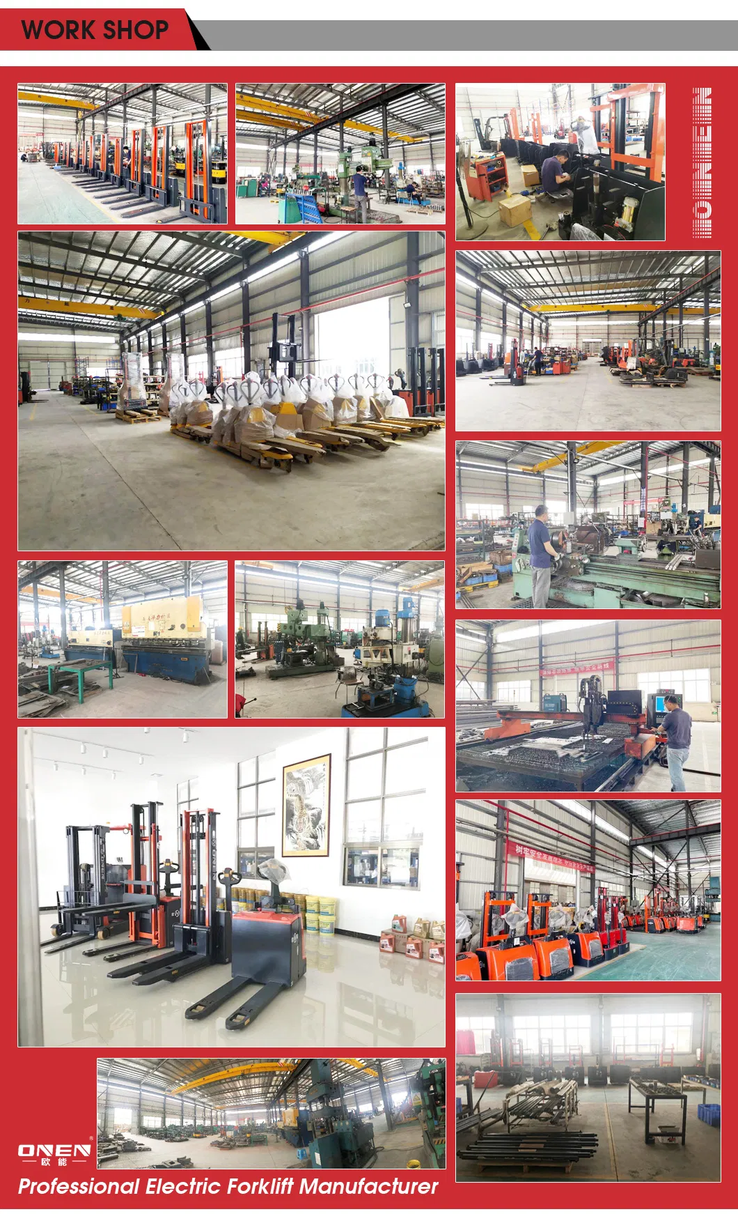 New 5000mm Jiangmen Cqd-B Electric Warehouse Forklift with Factory Price