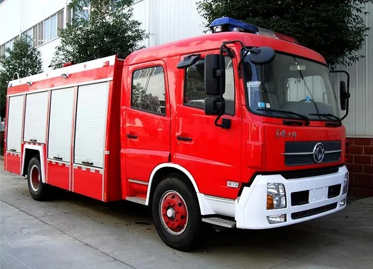 New China Design 7000 Litres 7000L 65m Spraying Height Fire Truck with British Couplings