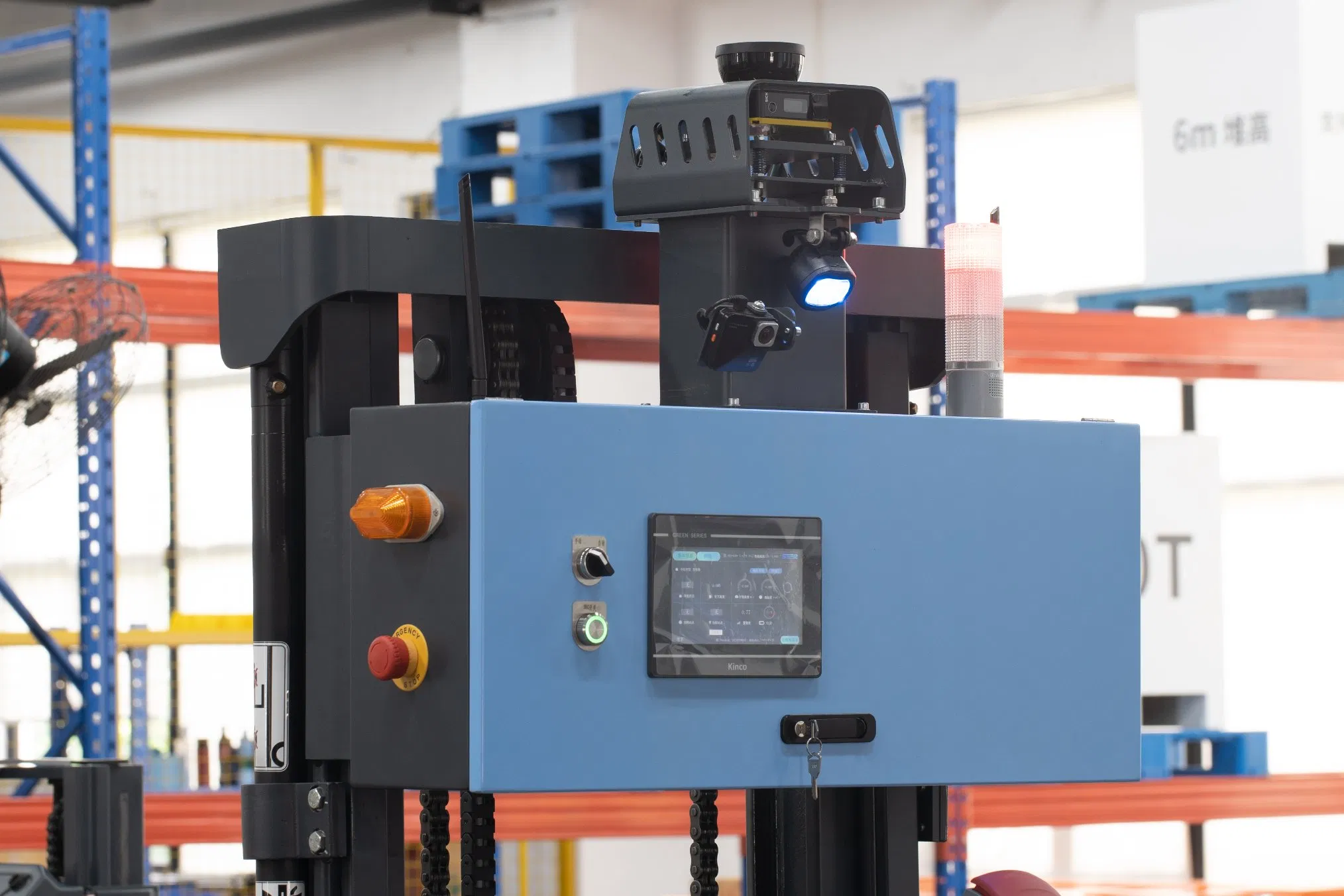 New Low Price Electric Efficiency Src-Powered Stacking and Palletizing High Precision Forklift