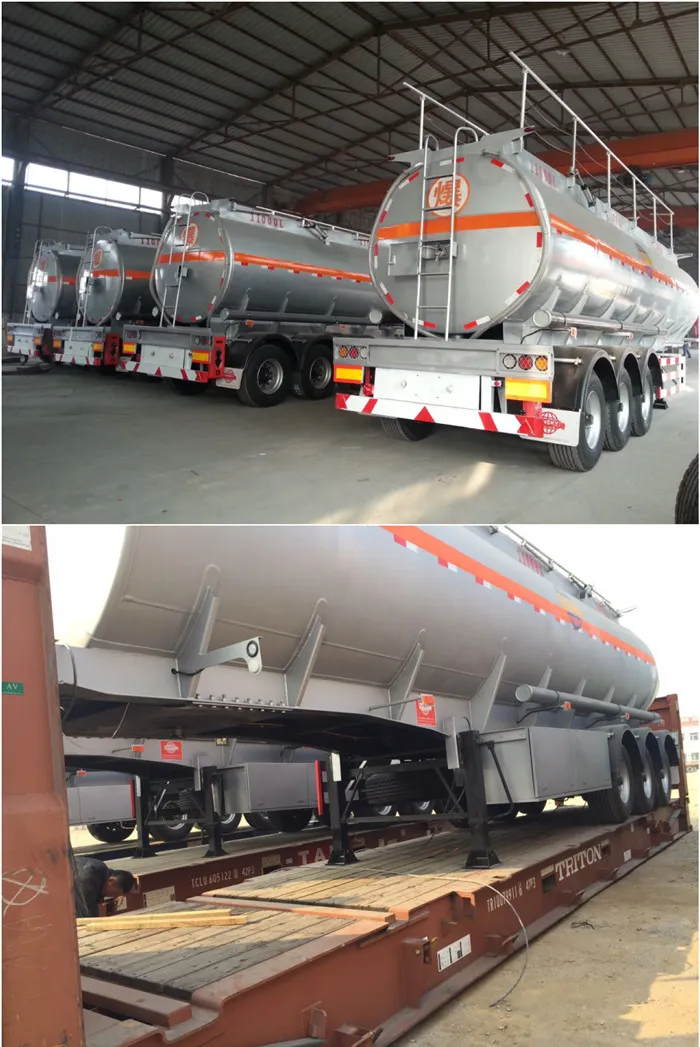 Oil Fuel Tanker Transportation Tank Semi Trailer