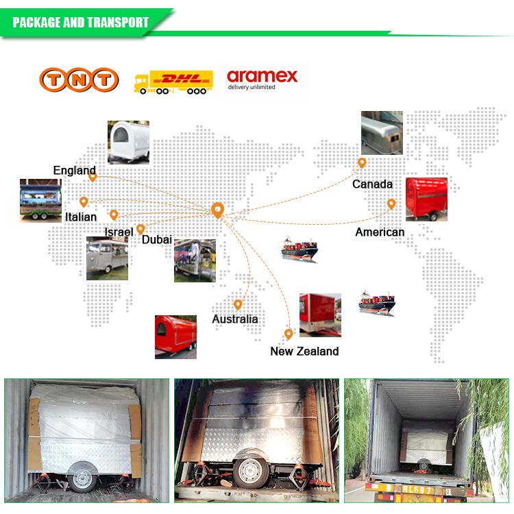 Oriental Shimao Popular Camper Trailer Tent Events Truck Food Trailer