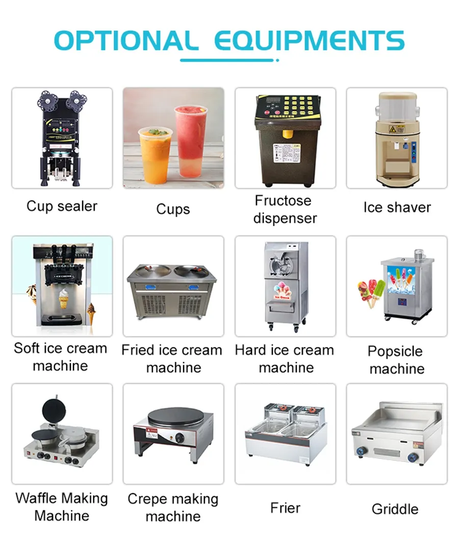 Popular Food Trailer Mobile Food Carts with Vin