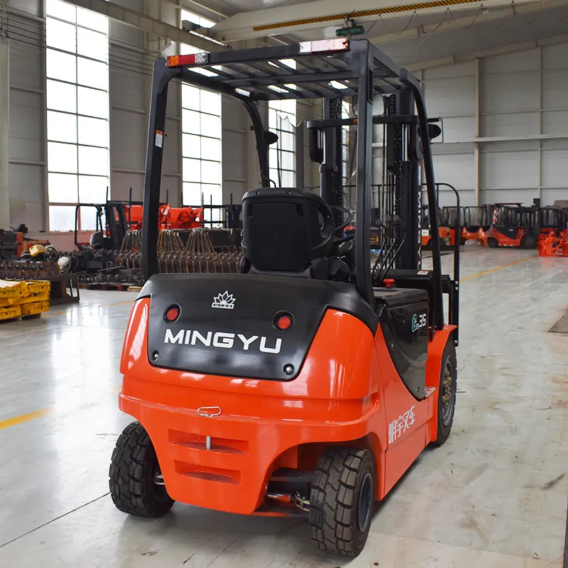 Portable Material Carrier Four-Fulcrum Counterbalance Electric Forklift 3.5t Forklift Truck