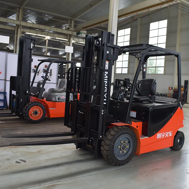 Portable Material Carrier Four-Fulcrum Counterbalance Electric Forklift 3.5t Forklift Truck