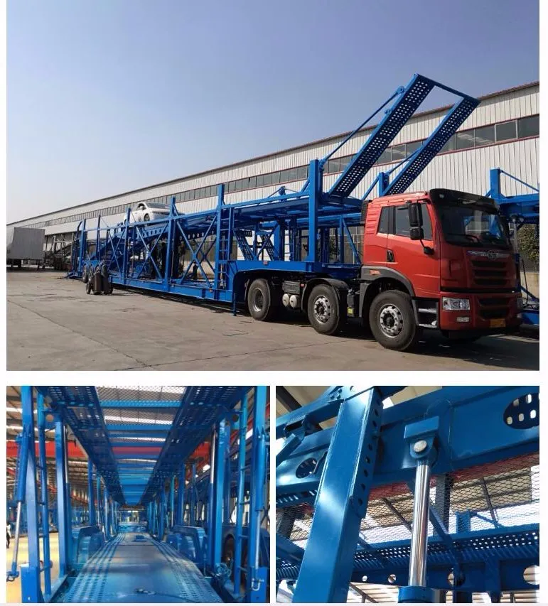 Professional Production Semi-Trailer 2 or 3-Axle Vehicle Transport Semi-Trailer