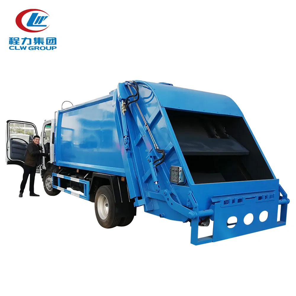 Qinglin 6tons 7 Cbm 8000 Liters Compression Garbage Truck for Bucket Collection