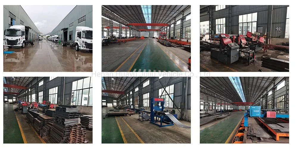 Red Tow Truck Self Tipping Semi Trailer with Hyraulic Cylinder Made in China