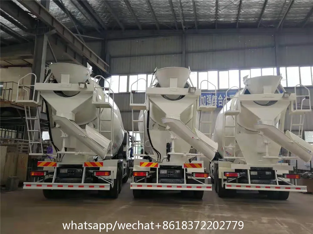 Shacman F2000 6X4 10 Wheel 12cbm Concrete Mixer Truck