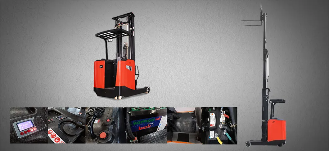 Shanghai Vift Hot Selling Cqd15 Electric Forklift Electric Reach Truck for Narrow Aisle