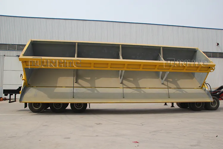 Side Tipper Trailers Coal with Linked Model