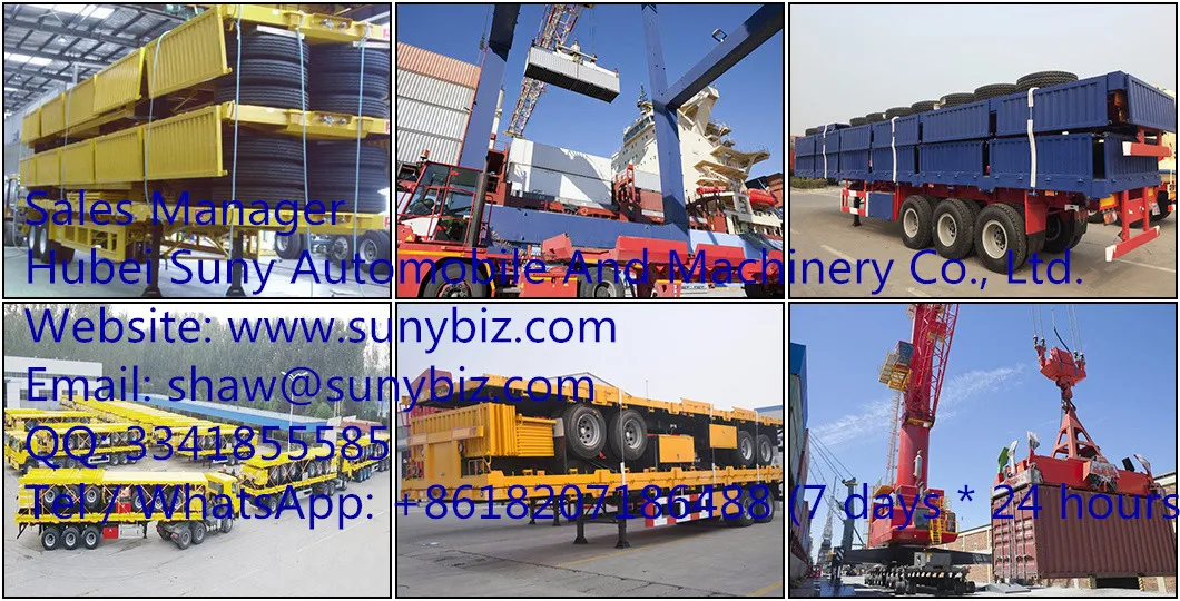Side Trailer Tipper Side Dump Trailer Capacity Dropside Side Tipper Trailer for Sale