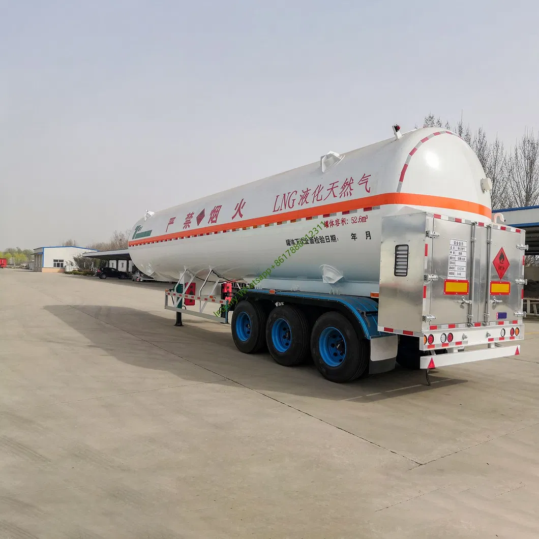 Sinotruk Manufacturing Factory LNG Semi Trailer LNG Storage Semi Trailer