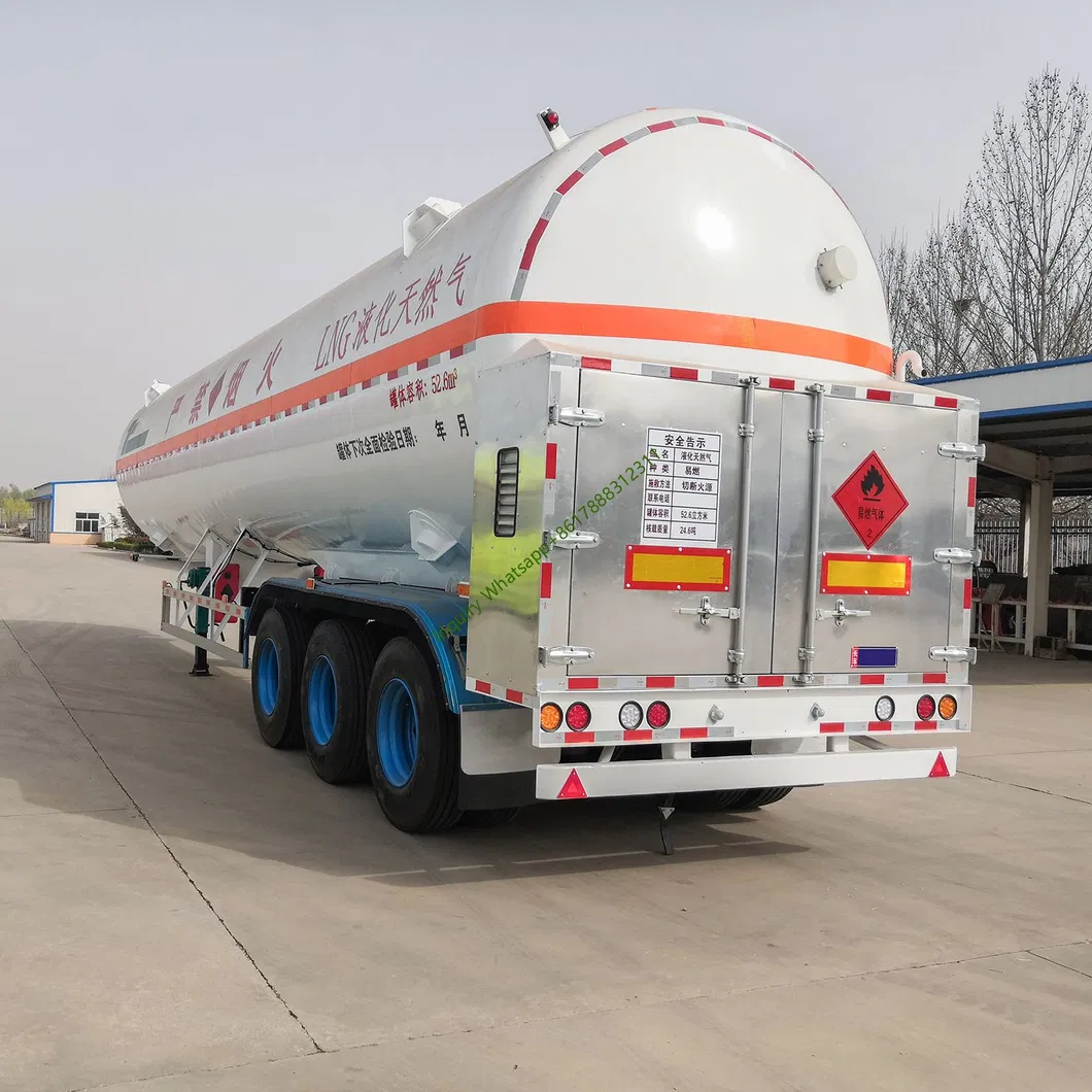 Sinotruk Manufacturing Factory LNG Semi Trailer LNG Storage Semi Trailer