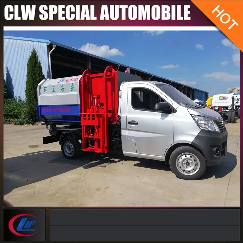 Small Side Loading Garbage Truck with Foton Chassis