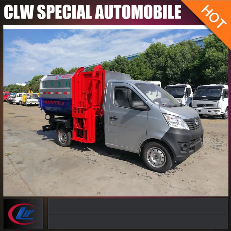Small Side Loading Garbage Truck with Foton Chassis