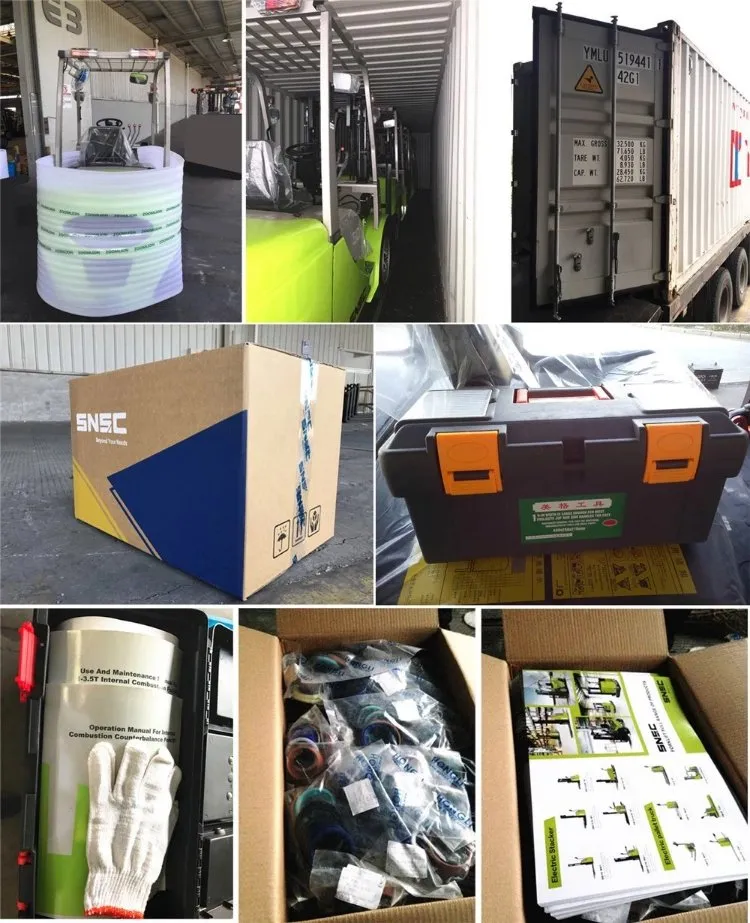 Snsc 3ton Gasoline Petrol Gas Forklift Truck with Ce