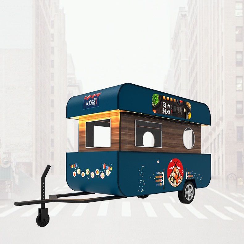 Street Ice Cream/Hot Dog Food Trailer with Fully Kitchen Equipment
