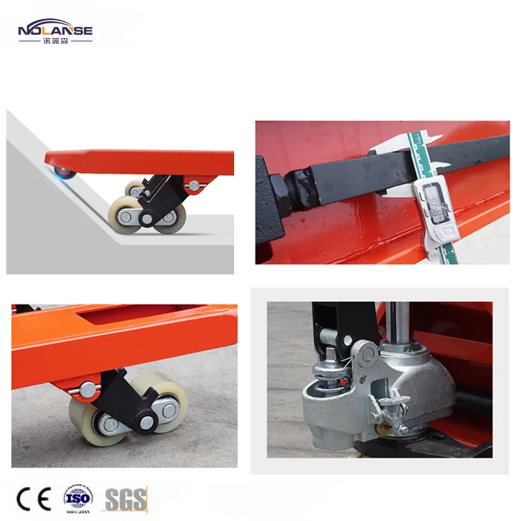 Suppliers Best Handling Long Hand Pallet Truck 2t 3t 2500kg for Lifting Equipment Used Sale