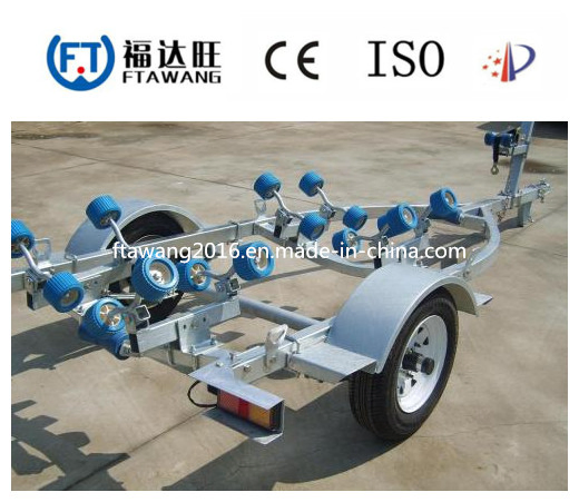 Tandem Bogie Axle Boat Trailer/Powder Coated Jet Ski Trailer