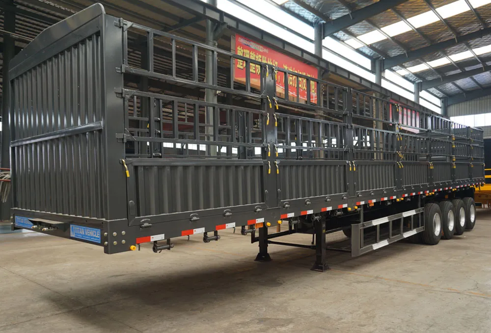 Titan Tridem Flat Deck Semi Trailer Low Drop Side Body Trailer