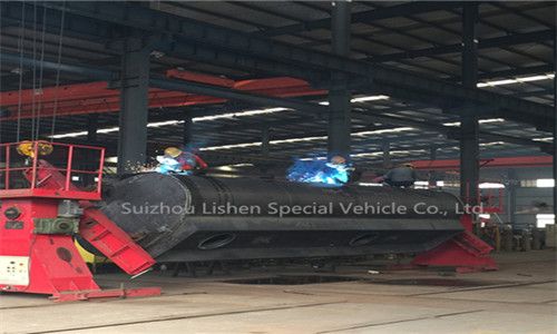 Tri-Axle 40cbm Tank Semi Trailer for Edible Oil Delivery