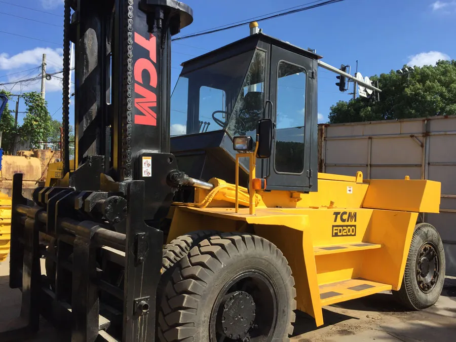 Used Orginal Tcm Forklift Fd200 & 20ton for Sale