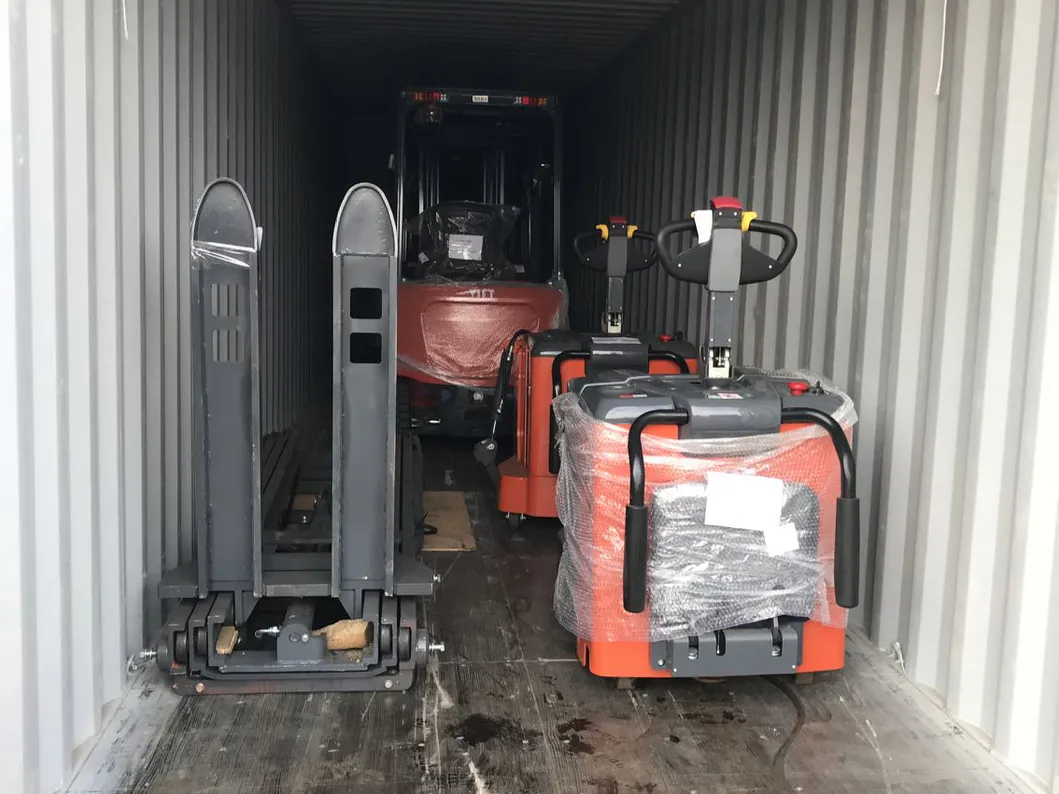 Warehouse Material Handing Machinery 1.5ton Electric Forklift Truck Cpd15 with Zapi Controller with 48V 540ah Battery