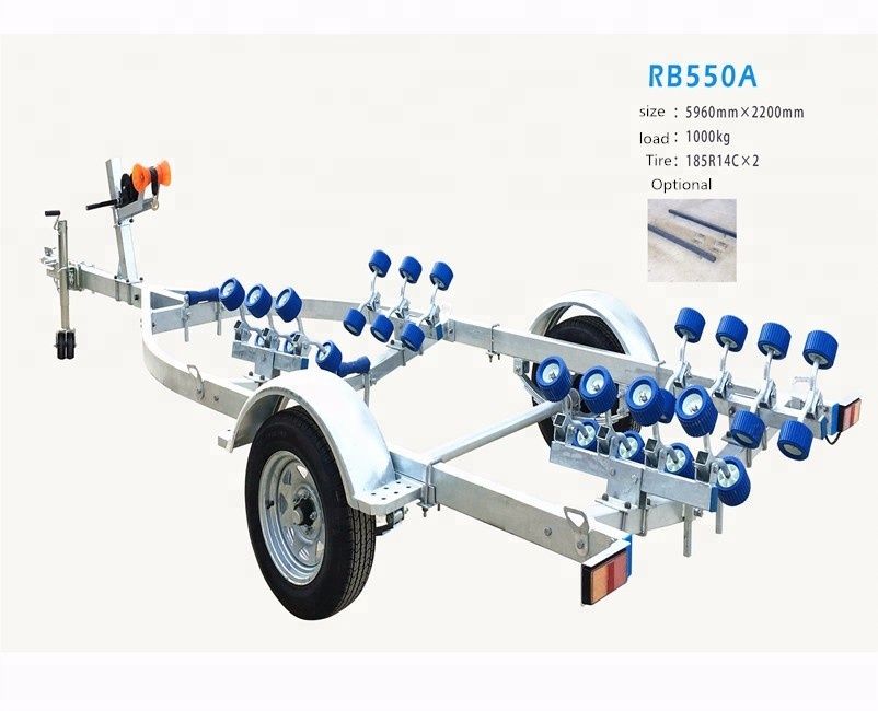 Watercraft Trailer 3500kgs Three Axle Long Boat Trailers