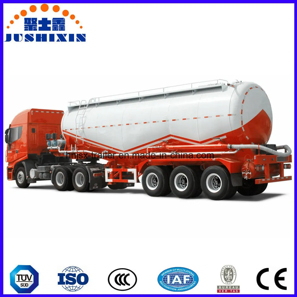 Wheat Grain Flour Hopper Dumping Trailer