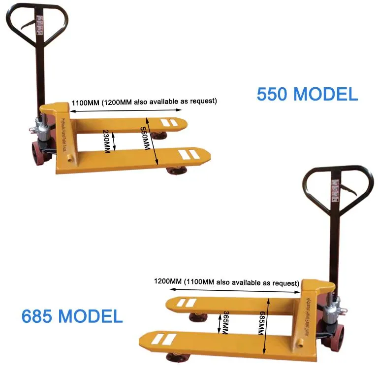 Wholesale Manual Jack High Lift Handling Equipment Hand Pallet Truck