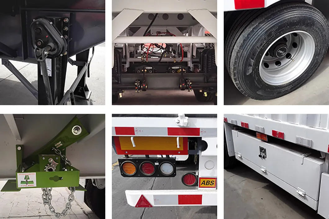 Widely Used Steel Material Tractor Hydraulic Dump Trailer for Sale