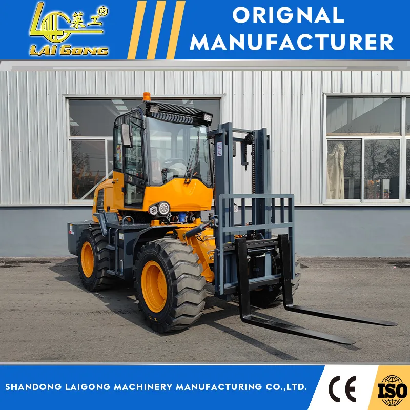 Yellow Forklift Truck with High Efficiency