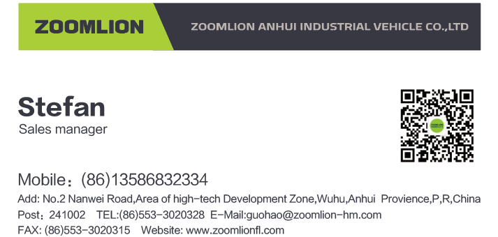 Zoomlion Factory Hot Sale 3t Forklift Best Selling Price Cheap 3 Ton Forklift